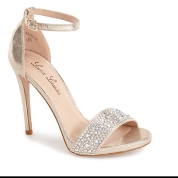 Lauren Lorraine Shoes - Lauren Lorraine “Arielle” Ankle Strap Sandal Heels